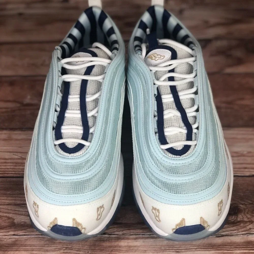 NIKE Air Max 97 G NRG U "Winged Foot" Men's Size 10 White Golf Shoes/Cleats New - Picture 3 of 11